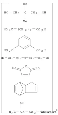 Molecular Structure of 99645-03-1 (1,3-Benzenedicarboxylic acid, polymer with 2,2-dimethyl-1,3-propanediol, 2,5-furandione, hexanedioic acid, 2,2'-oxybis[ethanol], 1,2-propanediol and 3a,4,7,7a-tetrahydro-4,7-methano-1H-indene)
